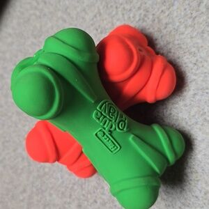 Pair Of Hartz Dura Play Bacon Scented Toys